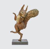 James Coplestone Squirrel Nutkin Garden Sculpture